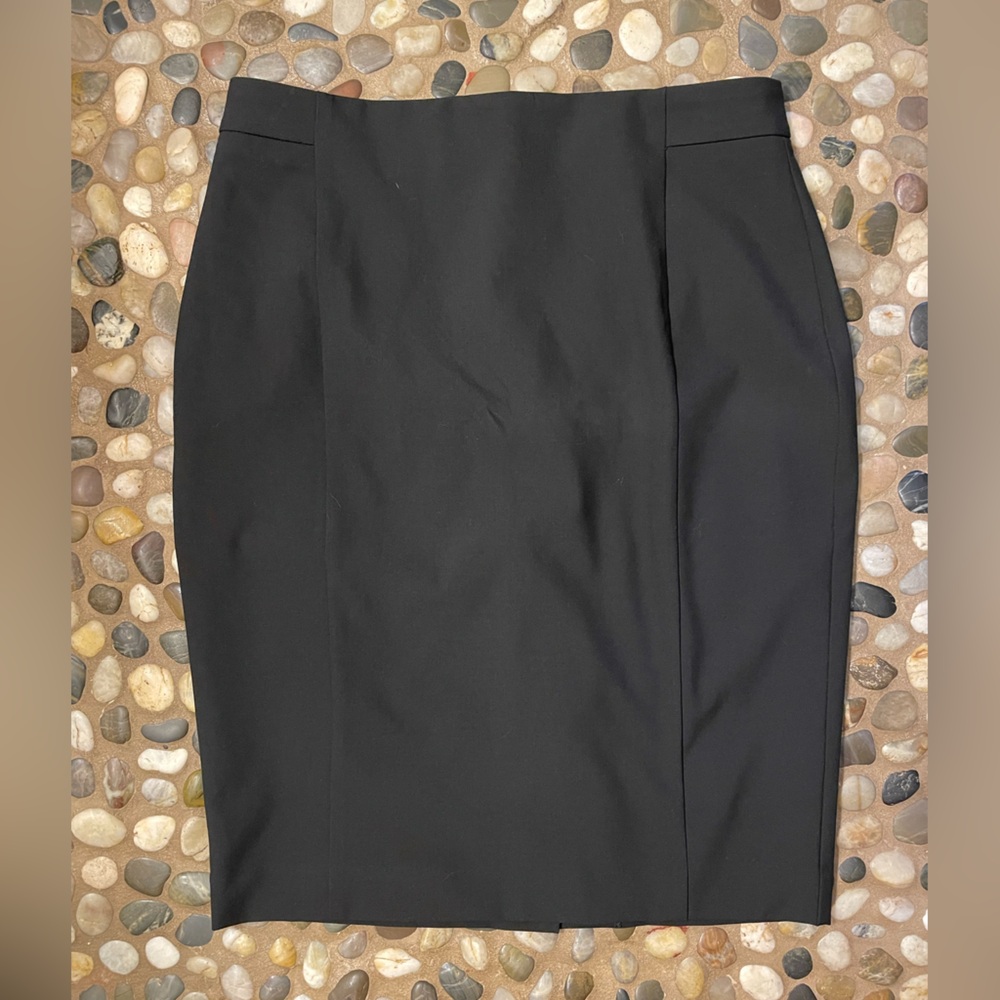 Ann Taylor Classic Black Pencil Skirt Curvy Fit